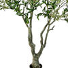 Majestic Faux Olive Tree 82.68inch – Artificial Olive Tree Indoor & Outdoor with Lifelike Leaves