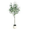 47inches Faux Olive Tree, Silk Artificial Olive Trees