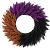 24 Inch Pre-Assembled Halloween Artificial Wreath Haunted Hill Farm Halloween Wreath