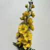Artificial Yellow Delphinium Stem