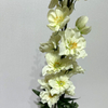 Artificial Cream White Delphinium Stem
