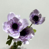 Artificial Light Lavender Anemone Stem