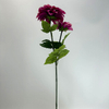 Artificial Deep magenta with subtle pink undertones Gradient Dahlia Flower