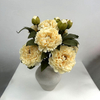 Artificial Flower Bouquet Cream Peony