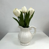 Artificial Flower Stem White Tulip