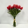 Artificial Deep Red Tulip Stem Bundle