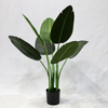 Artificial Philodendron Tree (Faux Bird of Paradise / Strelitzia nicolai with Large Tropical Banana Leaves)