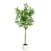 60inch Artificial Eucalyptus Tree, Large Faux Eucalyptus Tree in white Pot Fake