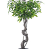 Ficus Tree, Artificial 75inch Plants Indoor with Pot,Indoor Faux Tree for Home Office Decor