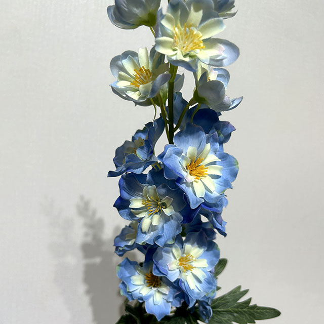 Artificial Sky Blue Delphinium Stem