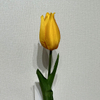 Artificial Bright Golden Yellow Tulip Stem