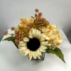 Artificial Flower Bouquet Vintage Sunflower Hydrangea