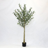 Artificial Olive Tree (Faux Mediterranean Olive Tree with Lifelike Olives & Textured Trunk)