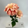 Artificial Peach Blush Dahlia Flower