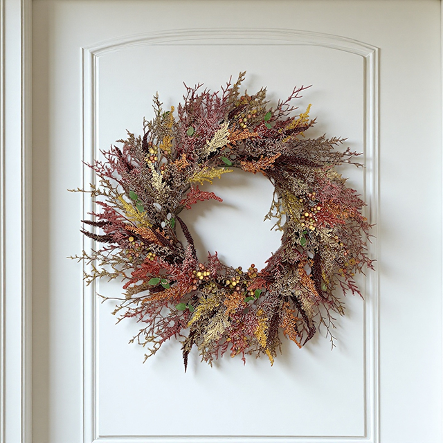 QH256C12002 Autumnal Wreath