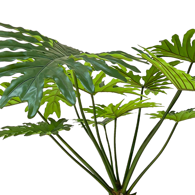 84" Giant Gorgeous Tropical Split Palm Simulated Silk Plant with Nursery Plastic Pot And Giant Leaves