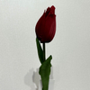Artificial Deep Red Tulip Stem