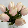 Artificial Blush Pink Tulip Stem Bundle