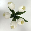 Artificial Pure White Tulip Stem Bundle