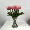 Artificial Blush Pink Real-Touch Tulip Stem Bundle