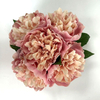 Artificial Blush Pink Gradient Peony Stem Bundle