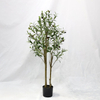 Artificial Olive Tree (Faux Mediterranean Olive Tree with Lifelike Olives & Textured Trunk)