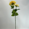 Artificial Golden Yellow Dahlia Flower