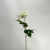 Single Head Artificial Dahlia, Pure White 