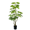 Artificial 47-inch Golden Twig, Unique Trunk, Lifelike Lush Leaves, Home Office Restaurant Plant Bonsai