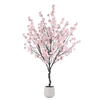 Tall Artificial Cherry Blossom Tree - 86.6inch, Realistic Potted Silk Faux Cherry Blossom for Indoor/Outdoor Home Office
