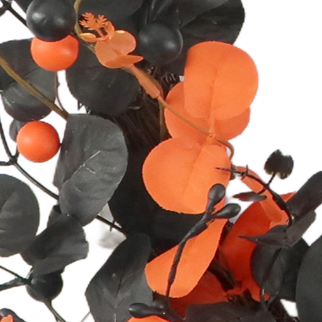 Halloween Front Door Wreath 22inch Pumpkin Wreath for Fall Home Decor