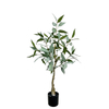 Artificial Eucalyptus Tree Realistic Potted Faux Eucalyptus Tree in Black Pot 36inch Porch 