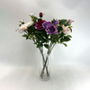 Mixed Artificial Garden Rose Bouquet, Full Assorted Color Collection with Buds