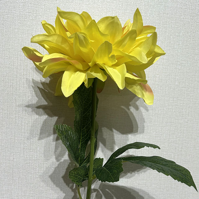 Artificial Sunflower Yellow Dahlia Stem