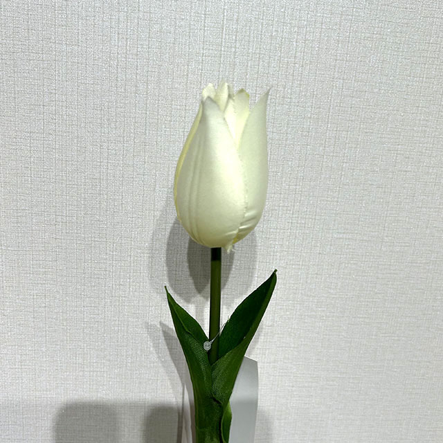 Artificial Cream White Tulip Stem