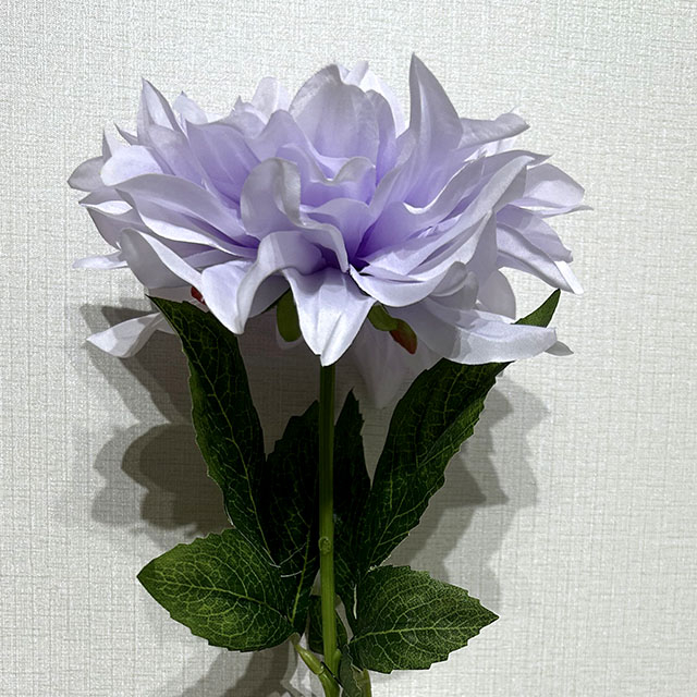 Artificial Lavender Purple Dahlia Stem