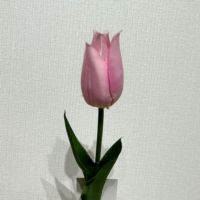 Artificial Blush Pink Tulip Stem