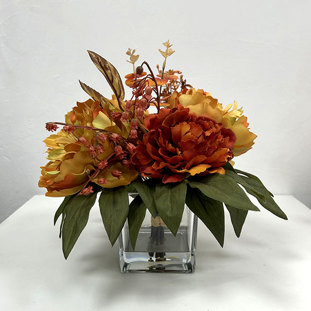 Artificial Autumn Harvest Peony Mixed Bouquet