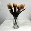 Artificial Flower Stem Vintage Brown Tulip