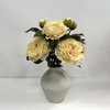 Artificial Flower Bouquet Cream Peony