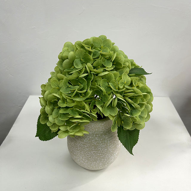 Artificial Flower Stem Green Hydrangea