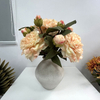 Artificial Flower Stem Pink Ombre Peony