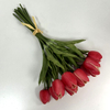 Artificial Deep Red Tulip Stem Bundle