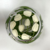 Artificial Pure White Tulip Arrangement in Round Glass Vase