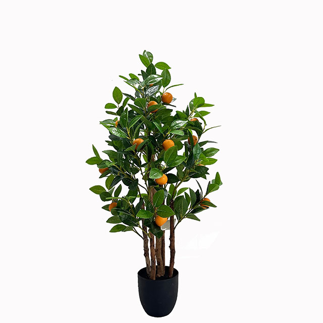 Artificial Lemon Tree (Faux Citrus Lemon Tree with Lifelike Fruits & Lush Foliage)