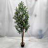 Artificial Olive Tree (Faux Olea europaea Tree with Lifelike Olives & Lush Evergreen Foliage)