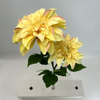 Artificial Golden Yellow Dahlia Flower