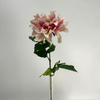 Single Head Artificial Dahlia, Blush Pink Gradient (Café au Lait Style)