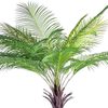 Artificial Palm, 91-inch Tropical Palm Fake Plant, Indoor And Outdoor Potted Plant