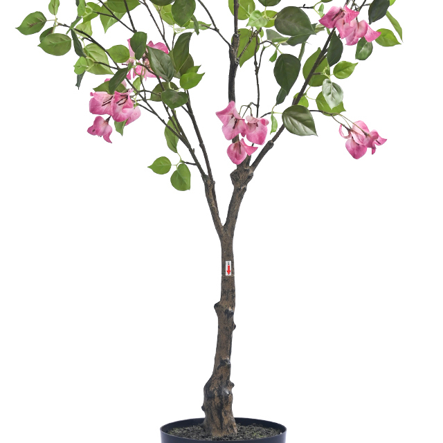Artificial Bougainvillea Plant, Indoor Artificial Flower Simulation Tree 47 Inch